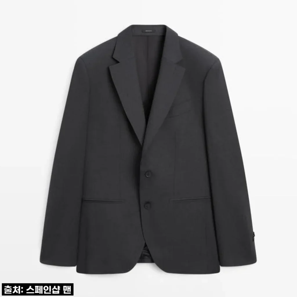 겨우 구했다! 마시모두띠 프리미엄 울 수트 블레이저, 이 핏감 실화냐?! (차콜 컬러 진짜 대박)