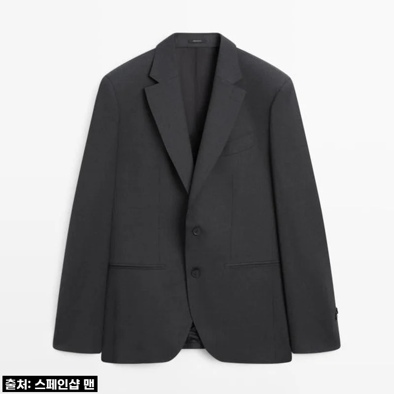 겨우 구했다! 마시모두띠 프리미엄 울 수트 블레이저, 이 핏감 실화냐?! (차콜 컬러 진짜 대박)