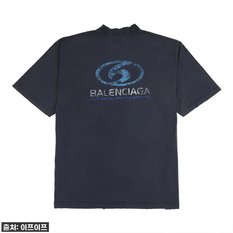 발렌시아가 서퍼 미디엄 핏 반팔 티셔 관련 이미지 1