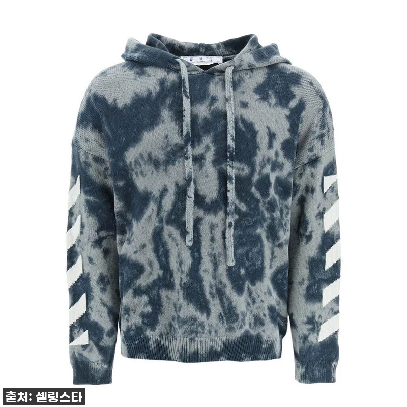 오프화이트 애로우 타이다이 니트 후드 관련 이미지 1