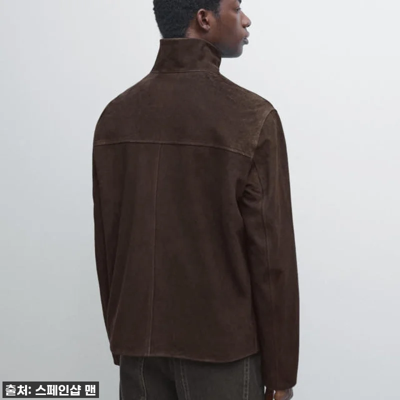 마시모두띠 스웨이드 고트스킨 레더 집 관련 이미지 3