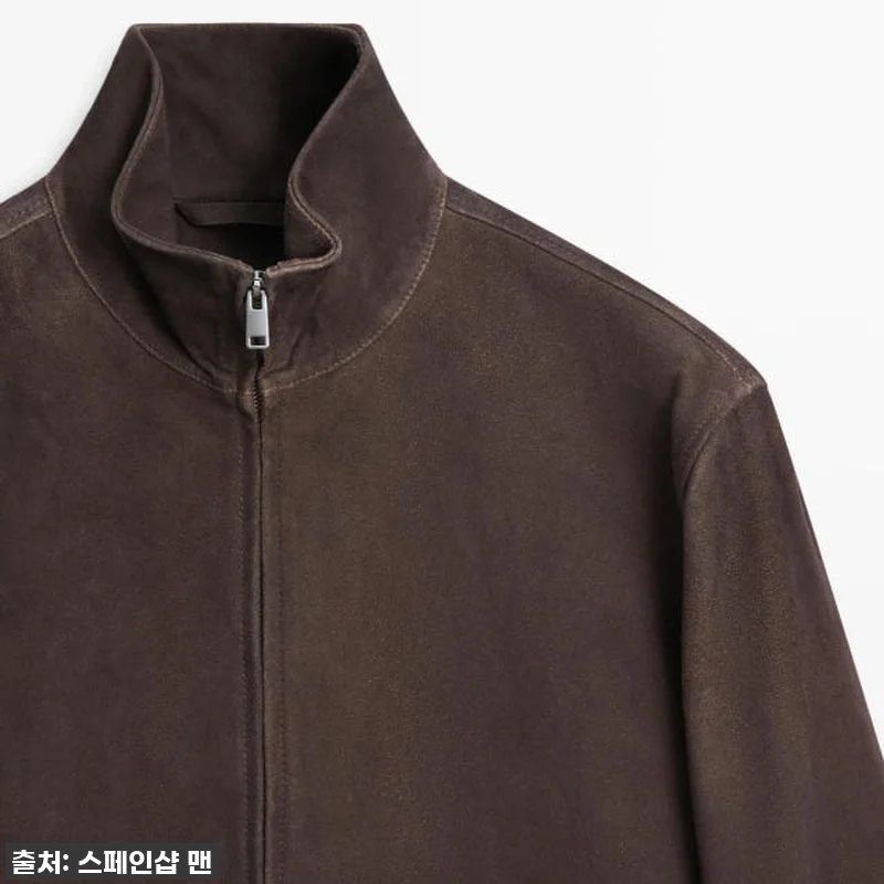 마시모두띠 스웨이드 고트스킨 레더 집 관련 이미지 5