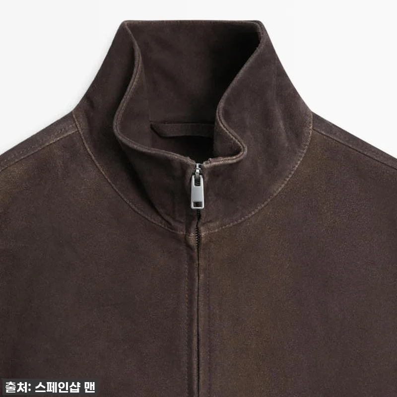 마시모두띠 스웨이드 고트스킨 레더 집 관련 이미지 6