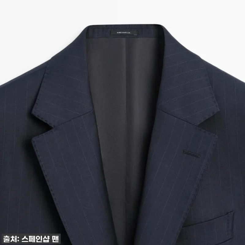 마시모두띠 프리미엄 울 스트라이프 블 관련 이미지 7