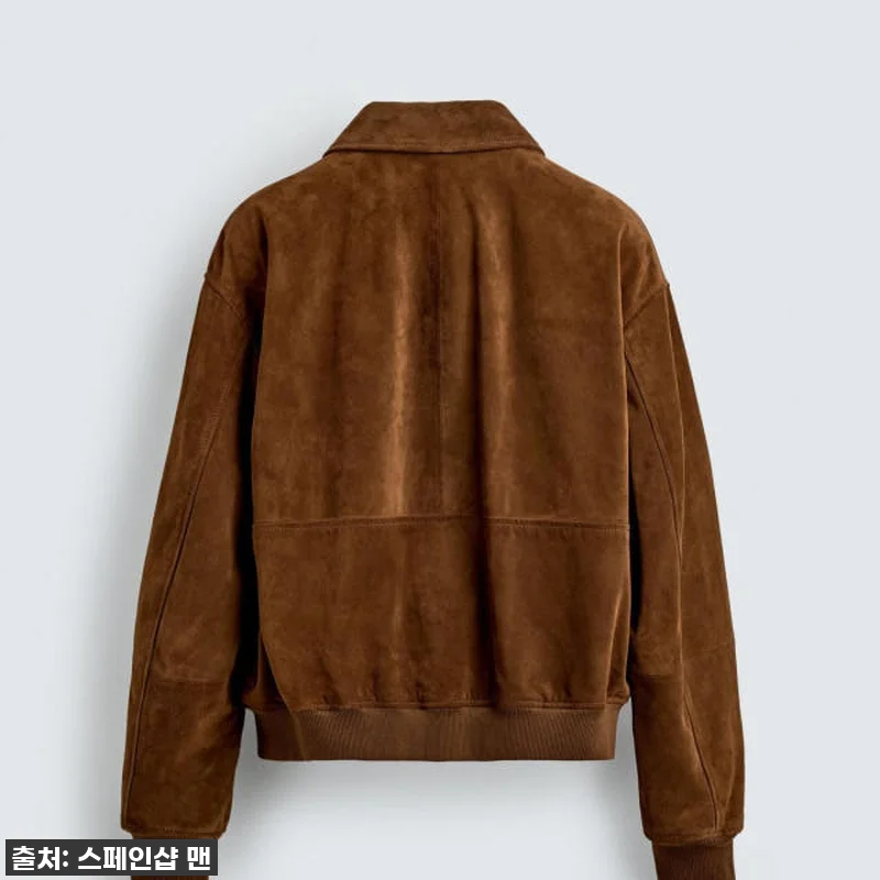 자라 크롭핏 스웨이드 레더 재킷 X 관련 이미지 7