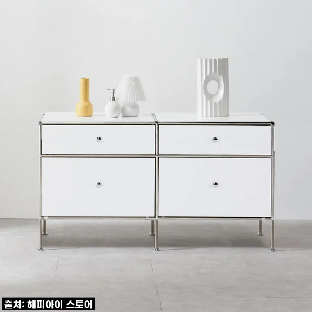 우리 집 미드센츄리 감성 한 스푼! 해피아이 모듈 수납장 NDD 1200, 직접 써보니 대만족!