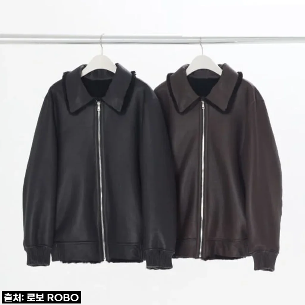 [로보] 프리미엄 리버시블 무스탕 점퍼 GMS23C061, 직접 경험해본 올겨울 최고의 선택!