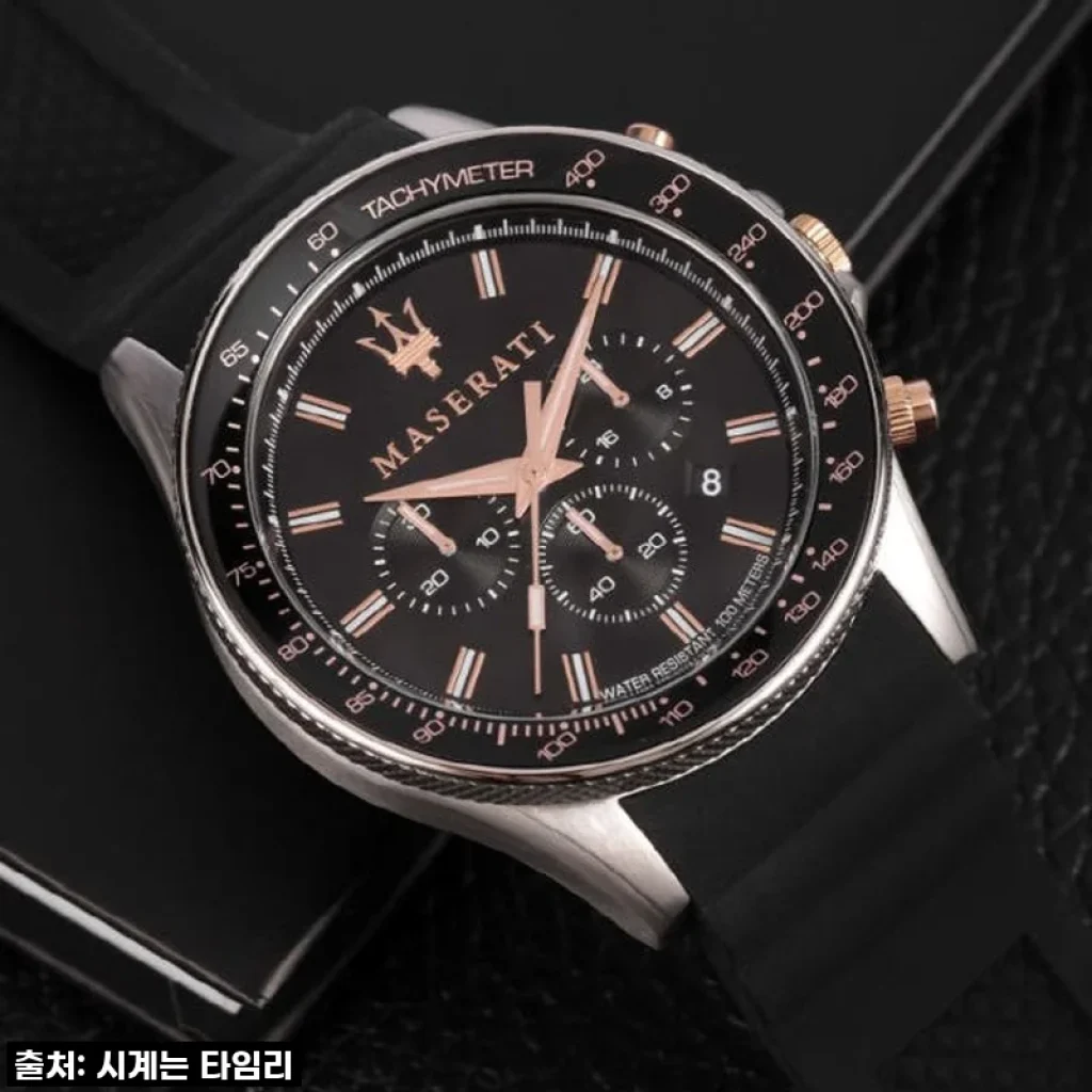 마세라티 SFIDA 시계, 데일리룩에 스포티한 고급스러움 한 스푼! 직접 사용해 본 솔직 후기