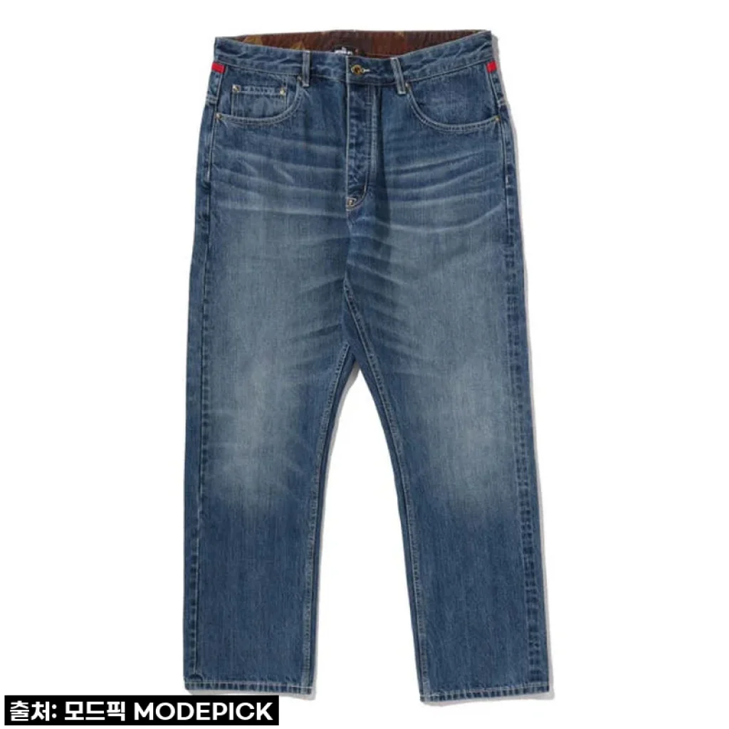진정한 스트릿 감성, 베이프 레귤러 핏 데님 팬츠 7L70-150-301, 직접 입어보니!