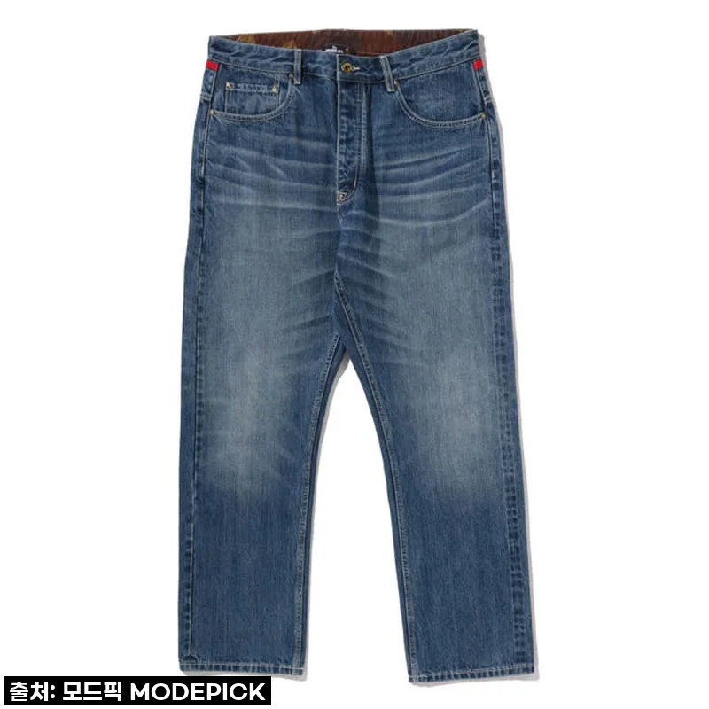 진정한 스트릿 감성, 베이프 레귤러 핏 데님 팬츠 7L70-150-301, 직접 입어보니!