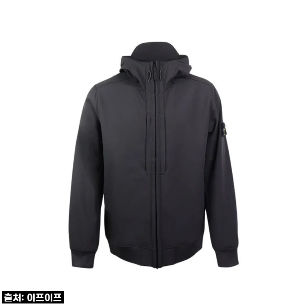 쌀쌀한 간절기 필수템! 스톤아일랜드 와펜 소프트 쉘 후드 자켓 7915Q0122 V0029, 제가 직접 입어보니!