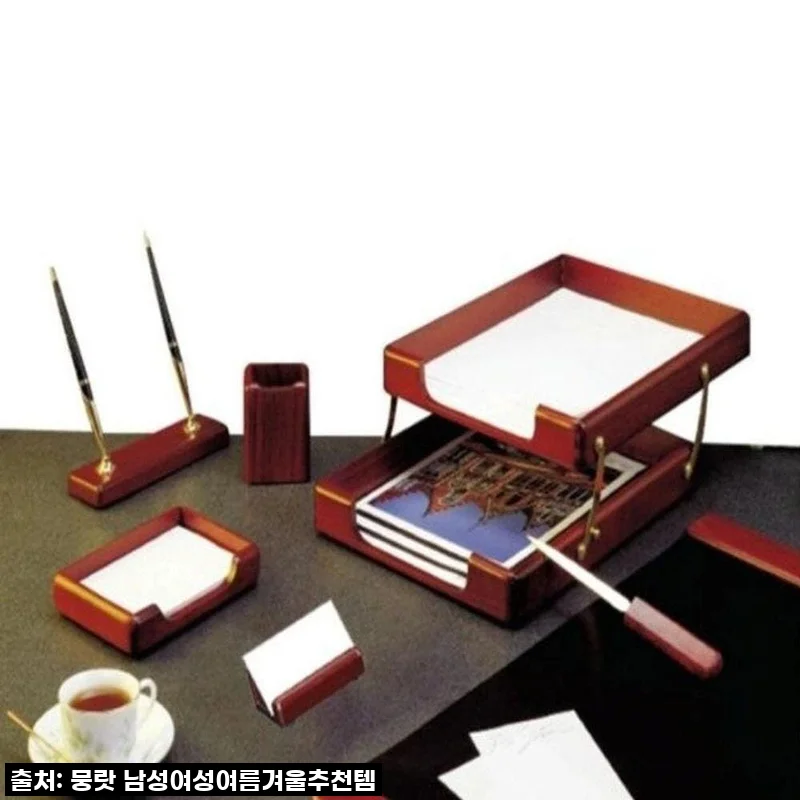 지저분한 책상, 이제 안녕! 7종 데스크 원목 트레이로 찾은 깔끔함과 감성