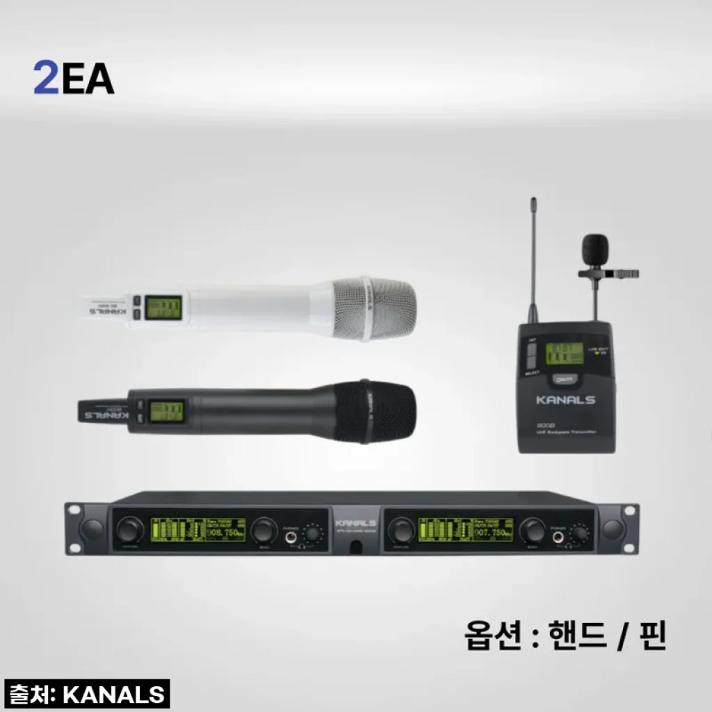카날스 BK-3002 최고급형 2채널 무선마이크, 내 강의의 든든한 파트너가 되어주다!