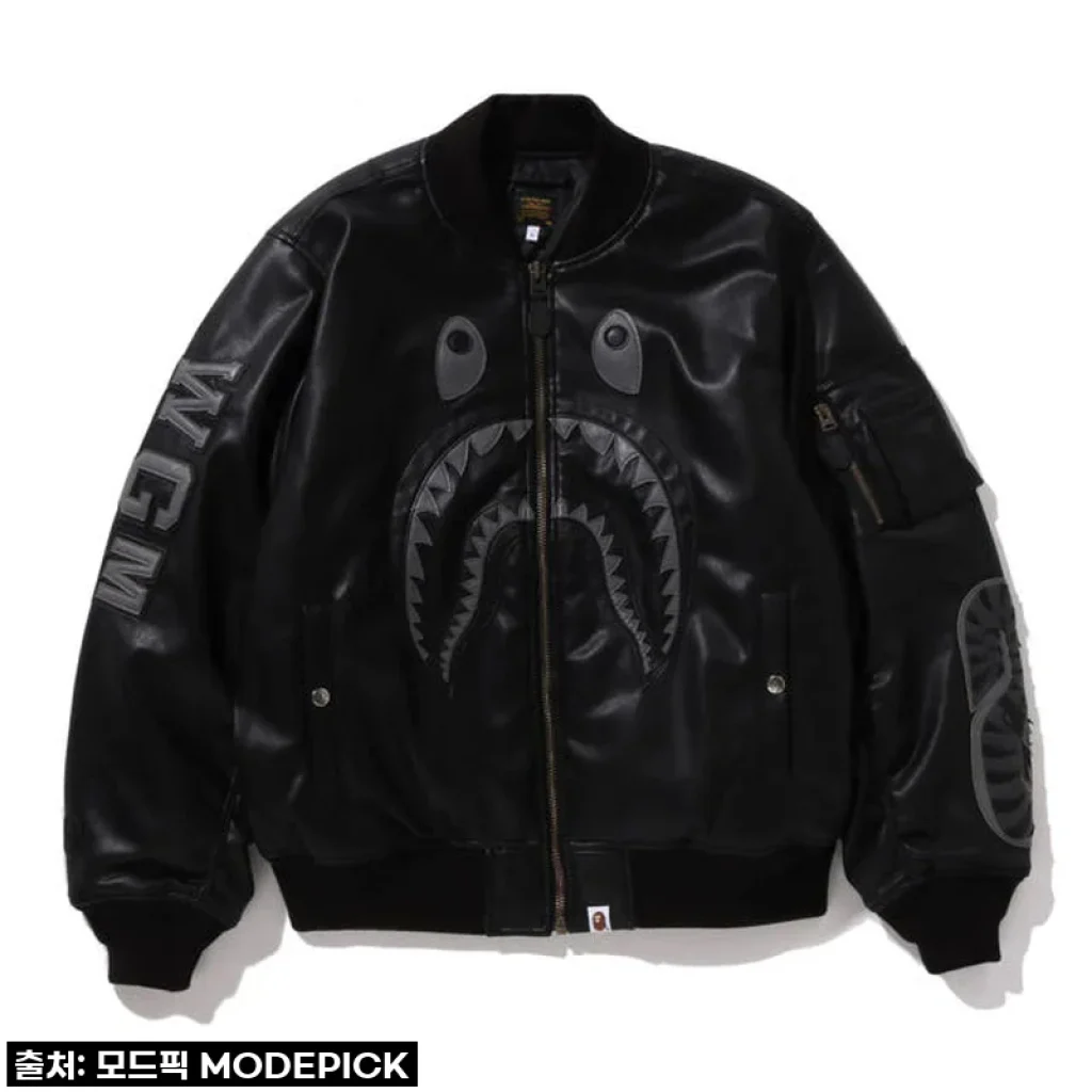 드디어 내 손에! 베이프 샤크 봄버 자켓 1L70-141-308, 고민은 배송만 늦출 뿐이었네요!