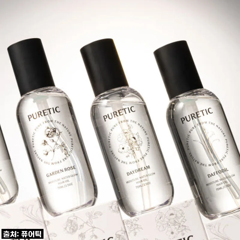 푸석한 겨울 머릿결 구원! 퓨어틱 모이스쳐 워터글로우 헤어오일 3SET, 제 인생템 등극?