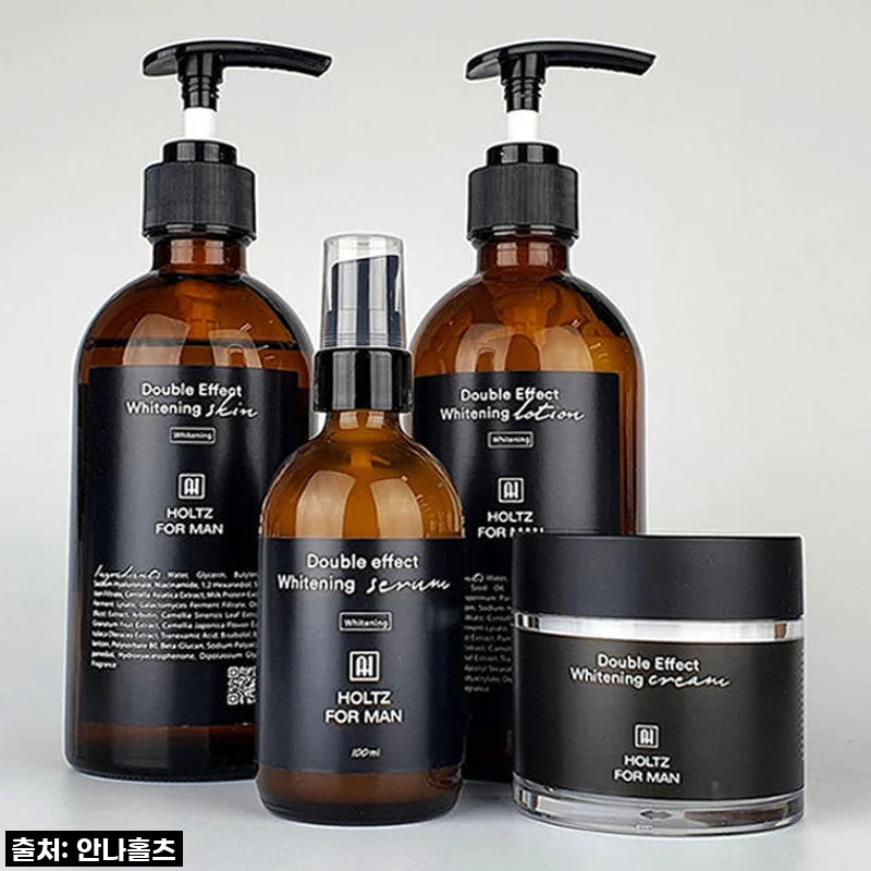 홀츠포맨 4배 더강력한 남자 미백 화이트닝 스킨 로션 에센스 크림 4종 세트 사용후기
