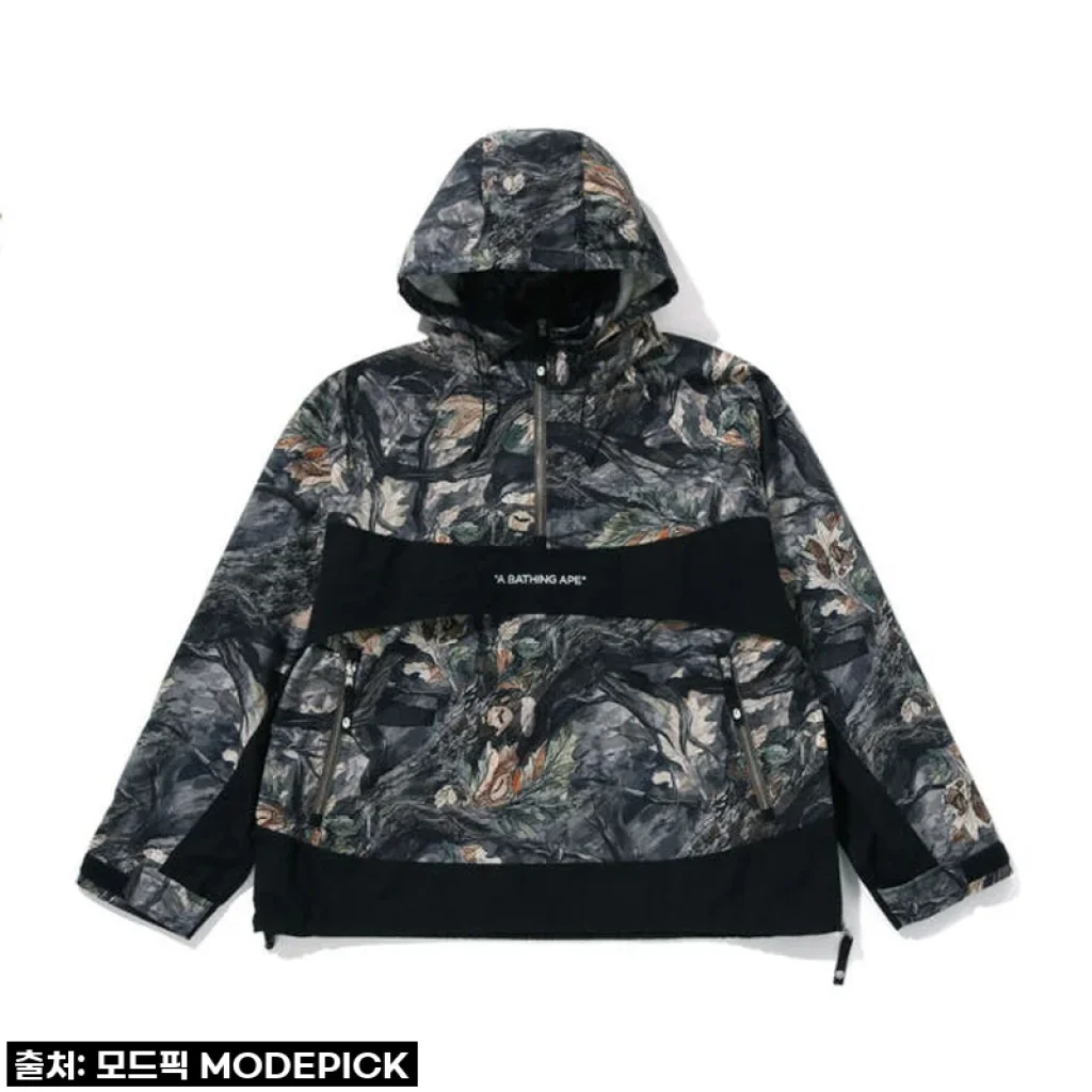 베이프 자켓 TREE EDGE CAMO ANORAK JACKET 사용 후기
