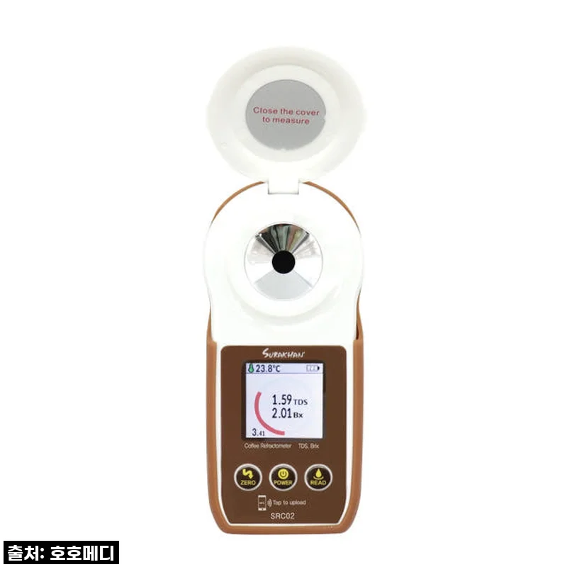 국내산 수라칸 커피농도계 SRC02 사용후기: 스마트폰 연동으로 커피 맛 완벽 조절