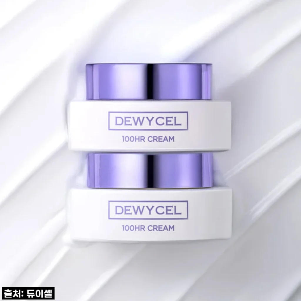 듀이셀 100아워 크림 55ml 2개 세트 사용후기: 겨울철 건조함에 딱 맞는 수분과 유분의 밸런스