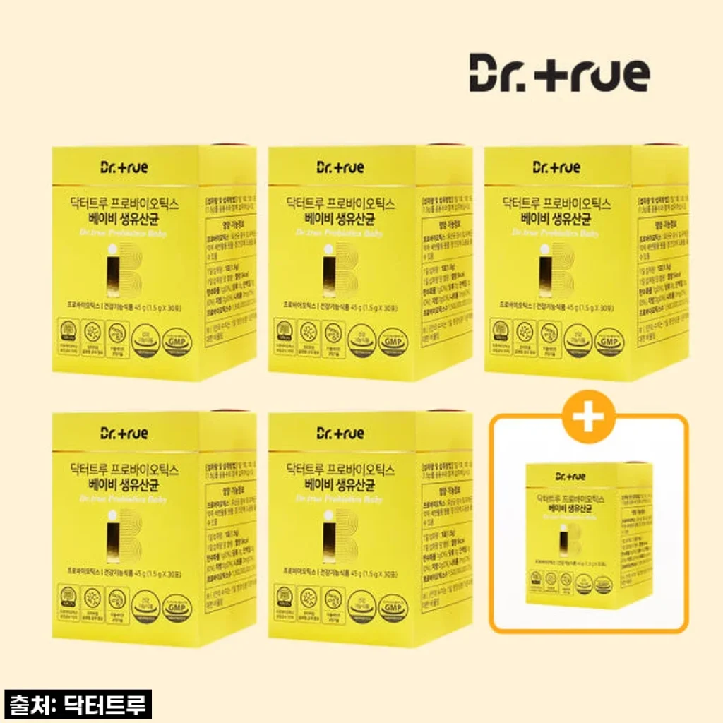 닥터트루 프로바이오틱스 락토바실러스 돌 아기 베이비 유산균 30포 6개 세트 사용후기