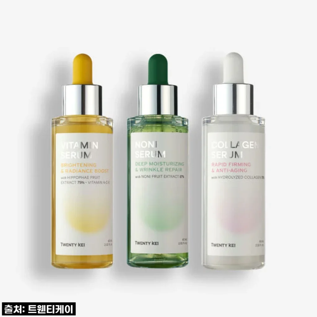 트웬티케이 비타민C 노니 콜라겐 앰플 3종 세트 사용후기