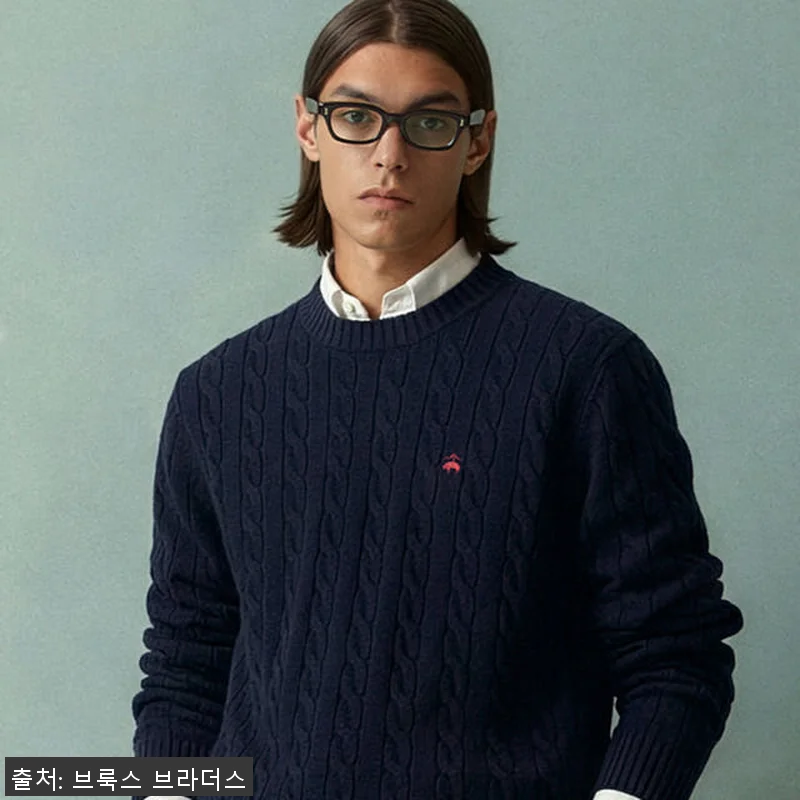 브룩스브라더스 셔틀랜드 케이블 풀오버 관련 이미지 1