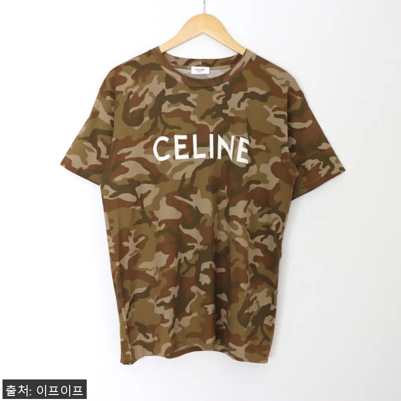 셀린느 옴므 프린트 반팔 티셔츠 2X 관련 이미지 1