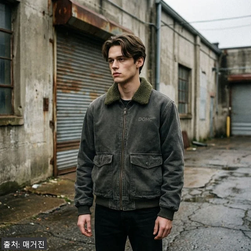 DOHC 헤리티지 쉐르파칼라 루즈핏 관련 이미지 2