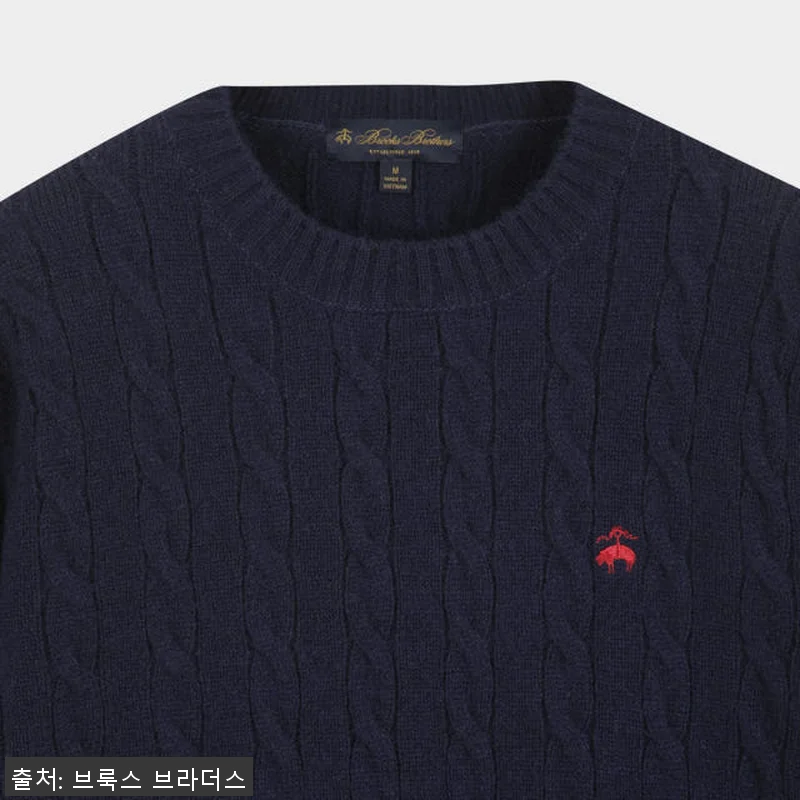브룩스브라더스 셔틀랜드 케이블 풀오버 관련 이미지 4