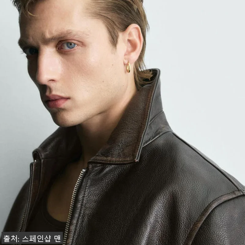 자라 한정판 빈티지 워시드 가죽 재킷 관련 이미지 7