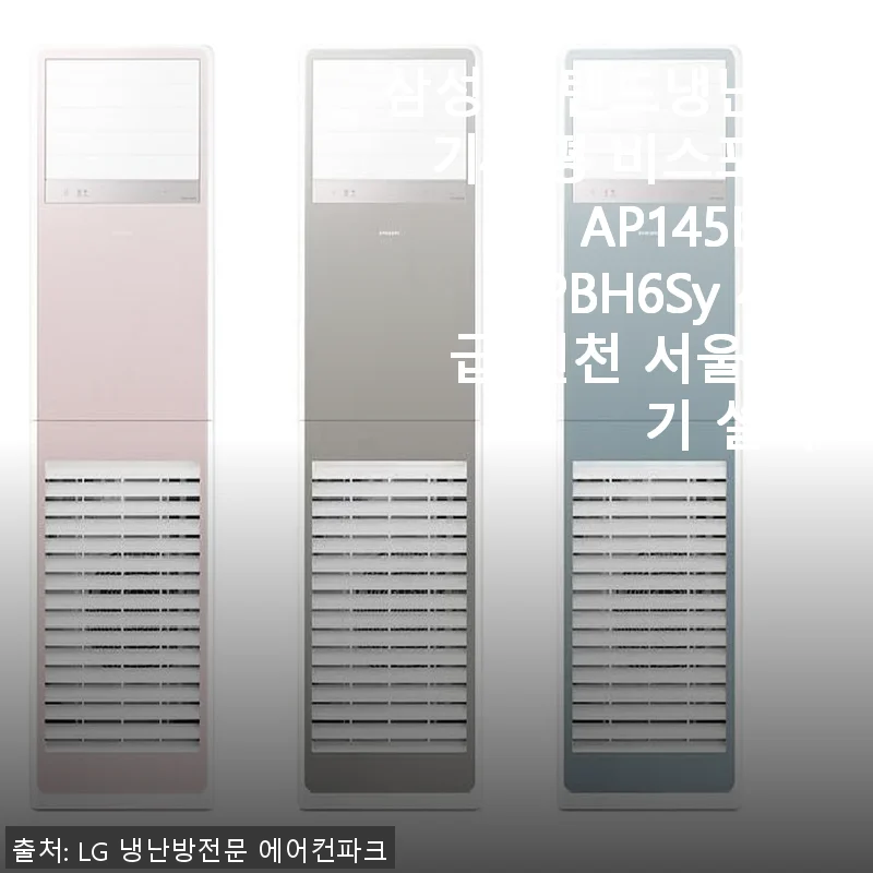삼성 스탠드냉난방기 40평 비스포크 AP145BSPPBH6Sy 사용후기 및 설치 경험