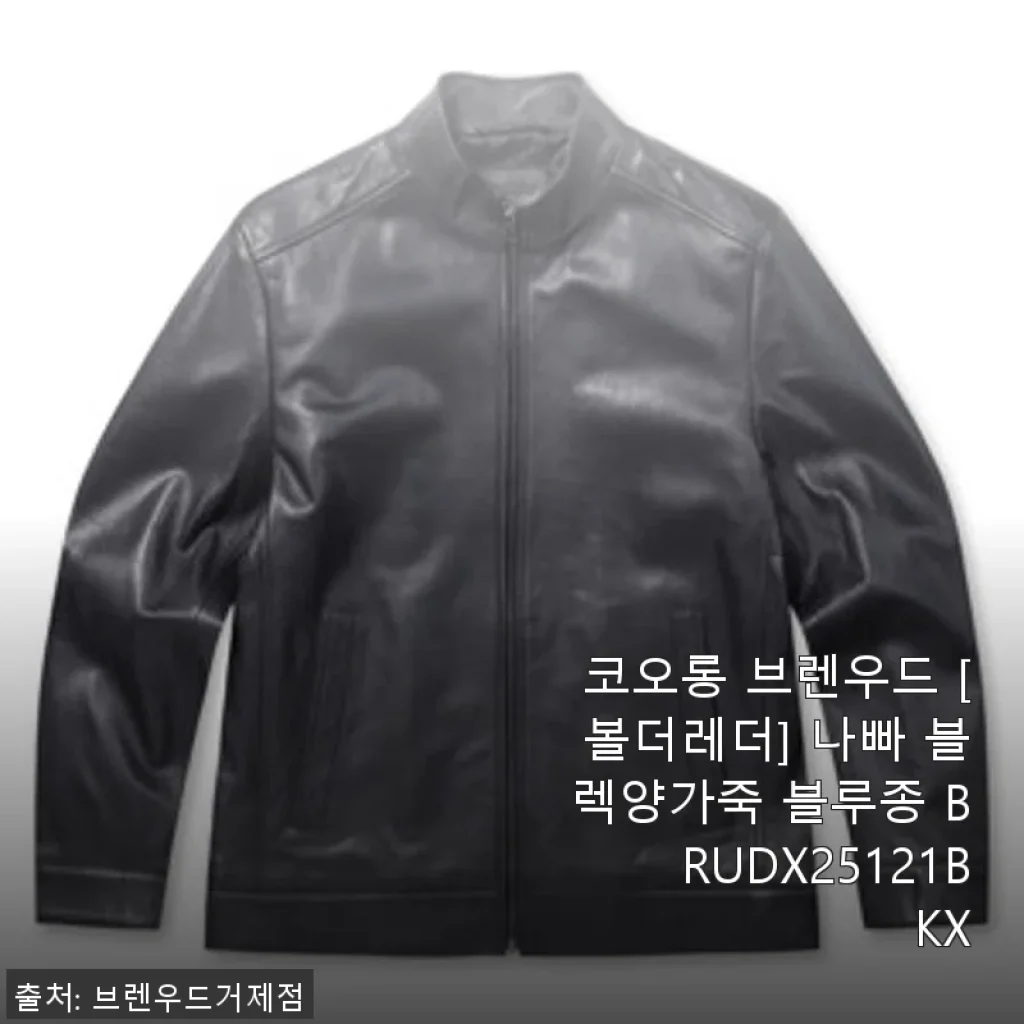 코오롱 브렌우드 볼더레더 나빠 블렉양가죽 블루종 사용후기