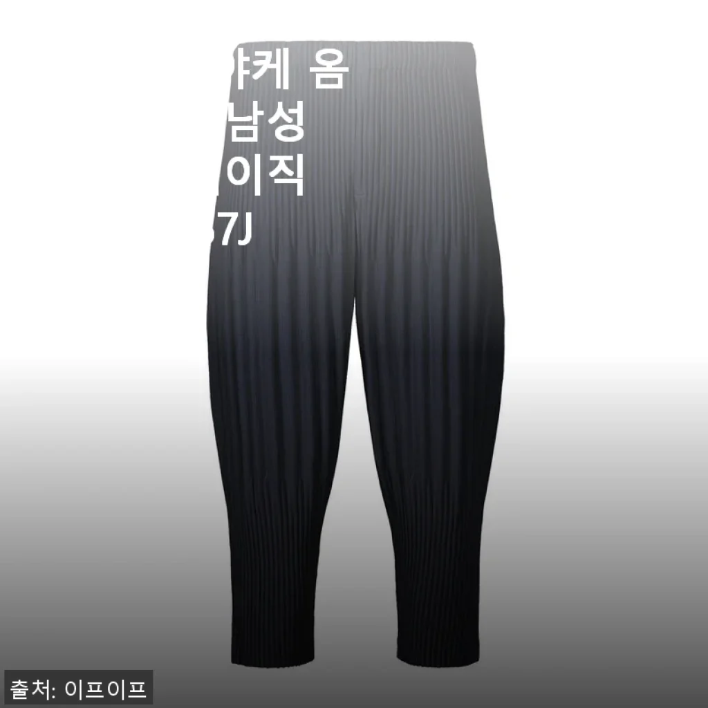 이세이미야케 옴므플리세 남성 네이비 베이직 팬츠 HP57JF553 75 사용 후기