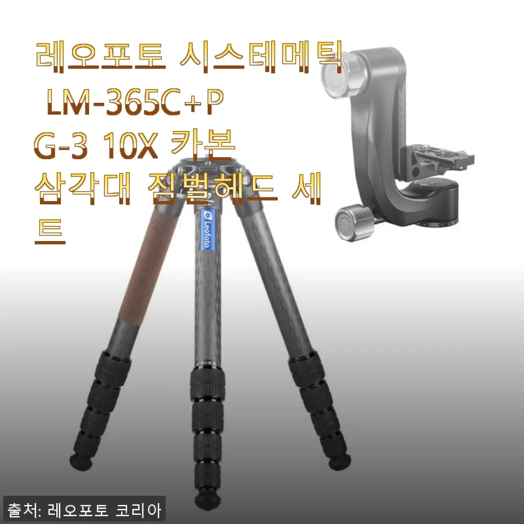 레오포토 시스테메틱 LM-365C+PG-3 10X 카본삼각대 짐벌헤드 세트 사용 후기