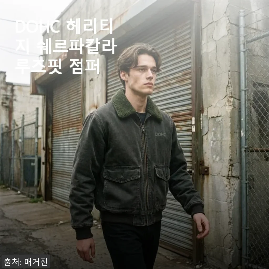 DOHC 헤리티지 쉐르파칼라 루즈핏 점퍼, 직접 사용해 본 후기