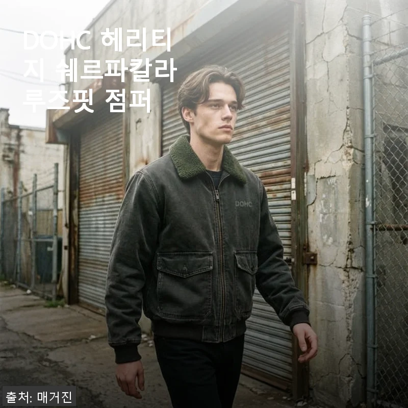 DOHC 헤리티지 쉐르파칼라 루즈핏 점퍼, 직접 사용해 본 후기