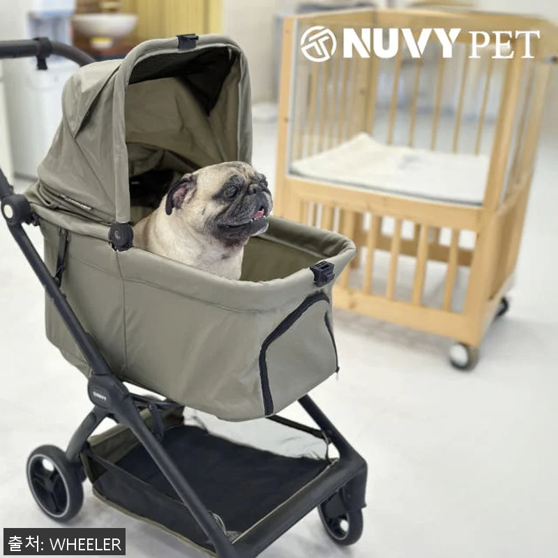 NUVY 오토폴딩 강아지유모차 사용후 관련 이미지 1