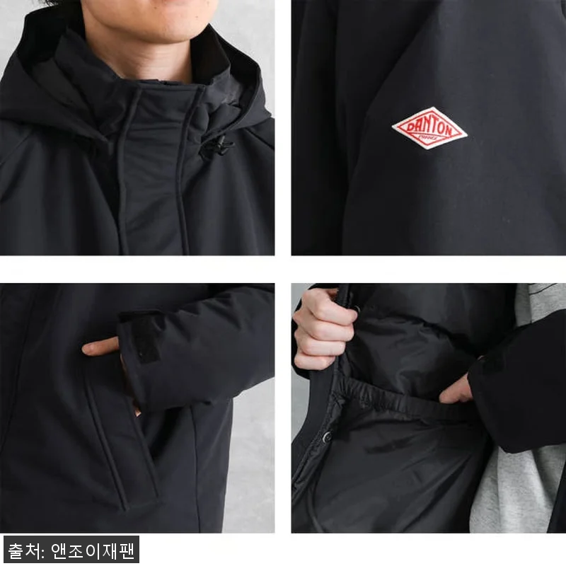 단톤 남성 아미 후드 타프타 다운 재 관련 이미지 2
