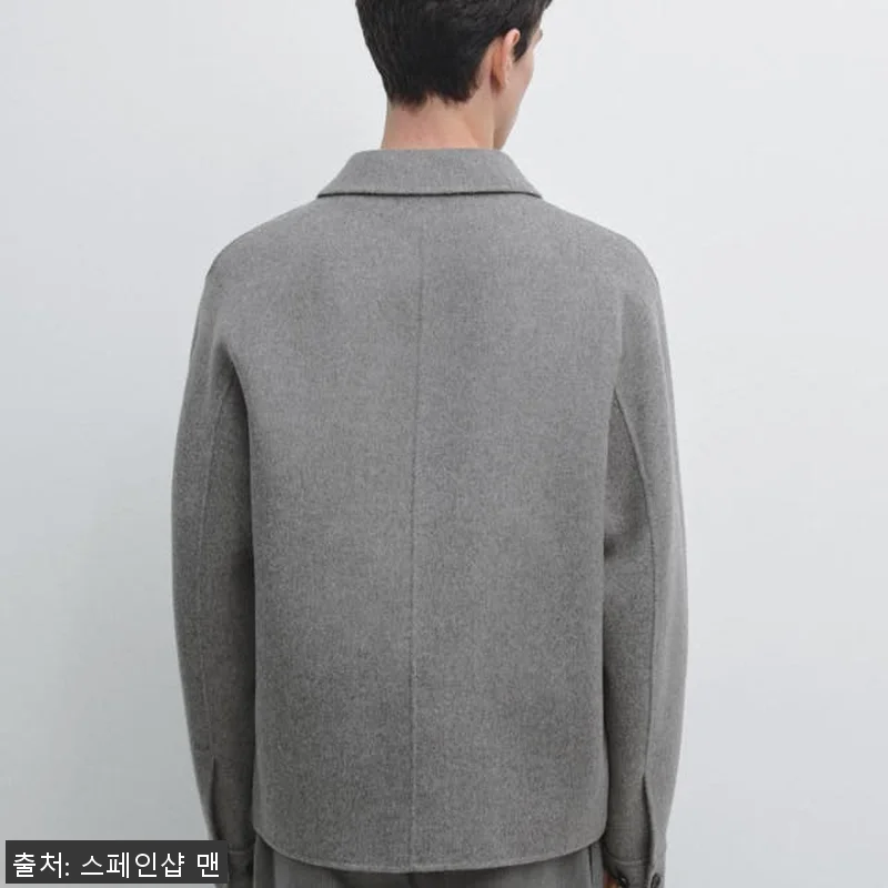 마시모두띠 울 블렌드 오버셔츠 포켓 관련 이미지 3