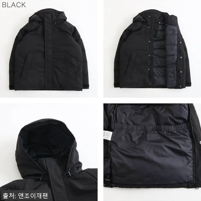 단톤 남성 아미 후드 타프타 다운 재 관련 이미지 3