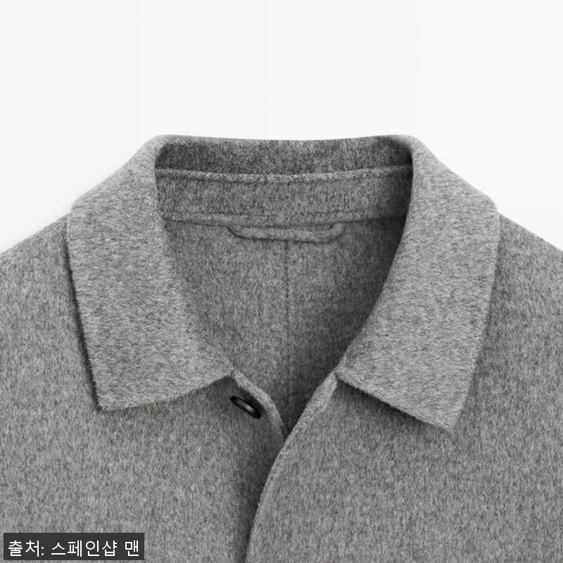 마시모두띠 울 블렌드 오버셔츠 포켓 관련 이미지 6