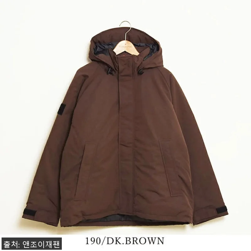 단톤 남성 아미 후드 타프타 다운 재 관련 이미지 6