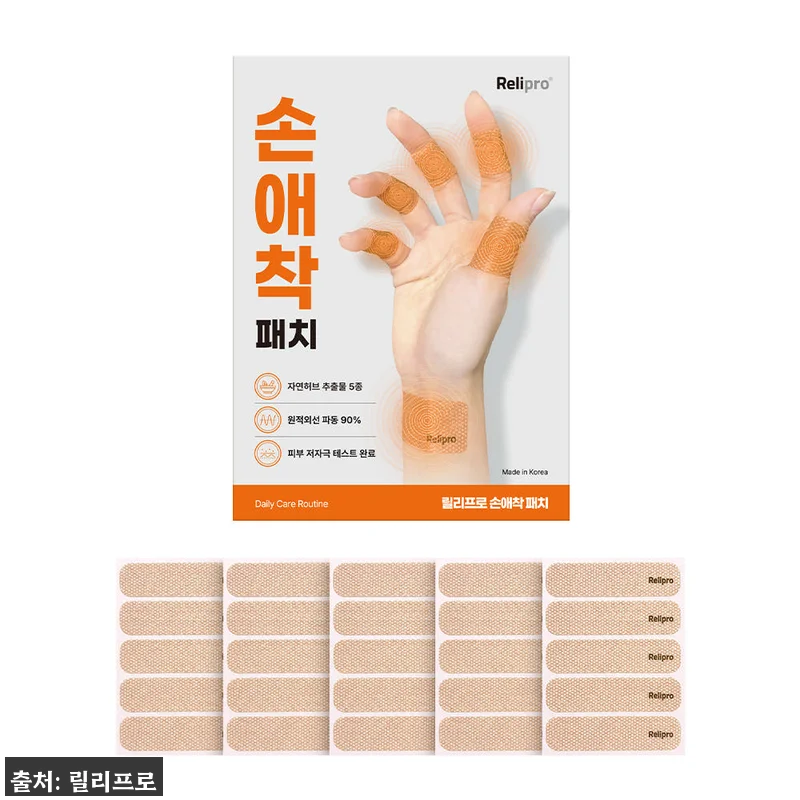 릴리프로 손애착 근육관절패치 25매입 3개, 손가락에 착 붙는 이슈템 후기 11 릴리프로 손애착 근육관절패치 25매입 관련 이미지 1