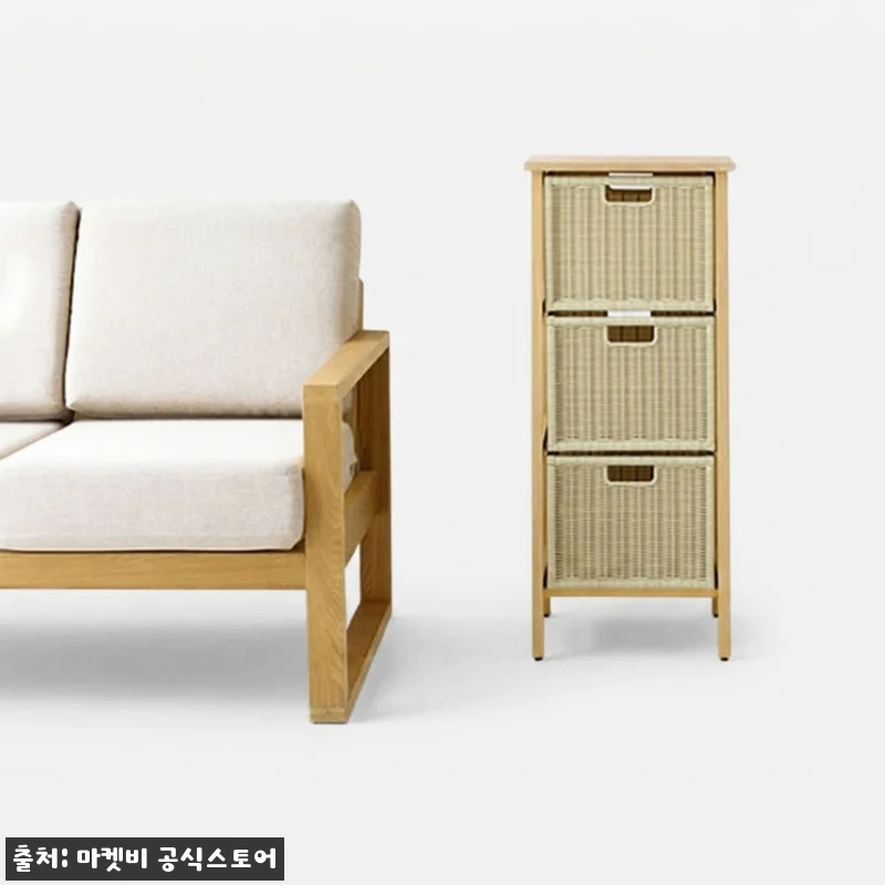 알로타 선반 3단 라탄 세트 내추럴, 관련 이미지 3