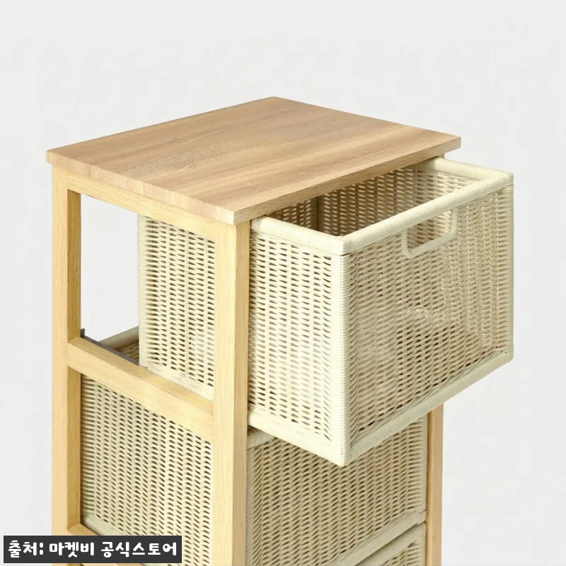 알로타 선반 3단 라탄 세트 내추럴, 관련 이미지 6