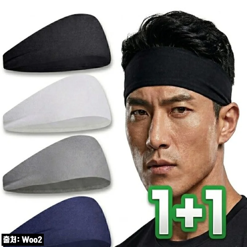 1+1 Woo2 헤어밴드 찐후기 대신 꼼꼼 체크! 러닝·운동 땀 관리용 와이드 헤드밴드