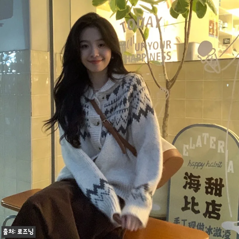 코위찬 숄카라 가디건 찐후기 대신 구 관련 이미지 1