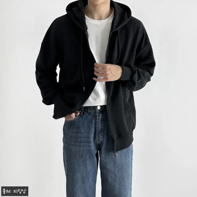 남자 브래치 봄 가을 투웨이 무지 후 관련 이미지 1