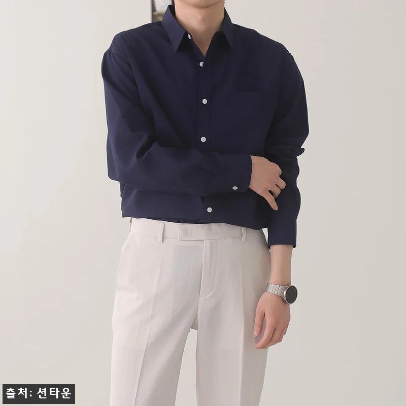 남자셔츠 구김없는 링클프리 남자린넨셔 관련 이미지 1