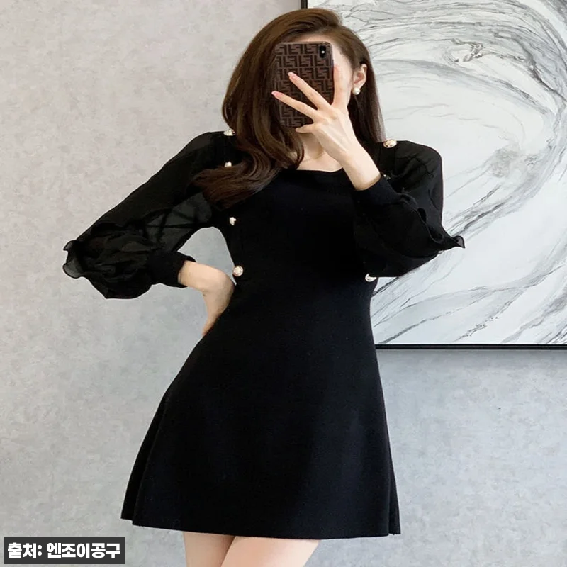무인도의 디바 윤란주 김효진 단추 프릴 원피스, 블랙 포인트룩으로 눈여겨본 이유 10 무인도의 디바 윤란주 김효진 단추 프 관련 이미지 2